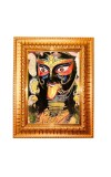 Joy Boro Maa Golden Designer Photo Frame | 16x20 Inch Religious Wall Hanging Frame For Home & Office Decoration | Hindu Deity Spiritual Gift Item