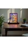 Car Desk/Table Top Lord Shankar Wooden Photo Stand â€“ 3x4 Inches, Compact & Stylish Spiritual Display For Car, Home & Office (Pack Of 1) (F15145)