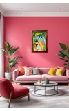 Radha Krishna Art Photo Frame For Wall & Table | 7x9 Inch Golden Cherry Finish | Decorative Radha Krishna Art Photo Frame For Home, Office & Pooja Room (F11394)