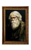 Rabindranath Tagore Big Photo Frame - 20x28 Inches For Home,Temple & Office Decoration (F11214)