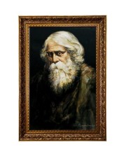Rabindranath Tagore Big Photo Frame - 20x28 Inches For Home,Temple & Office Decoration (F11214)