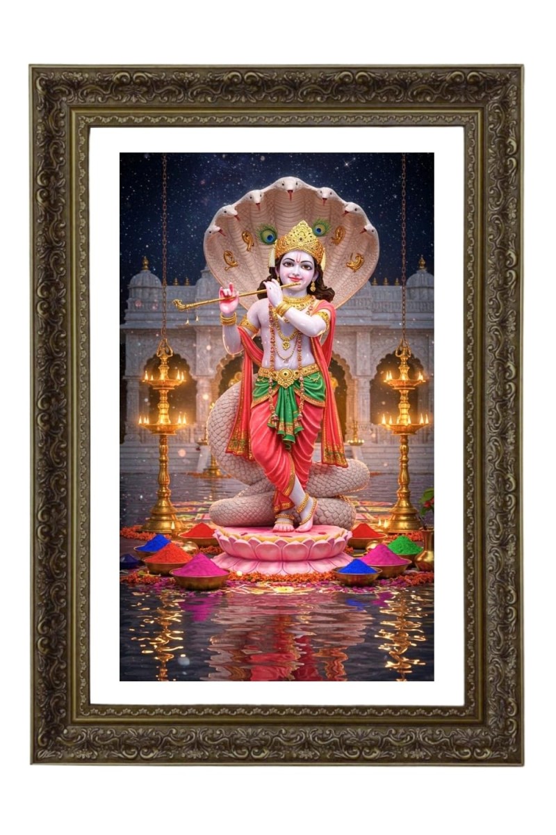 Vertical16X24 Inches Frame Big Photo Frame - 20x28 Inches For Home,Temple & Office Decoration (F10846)
