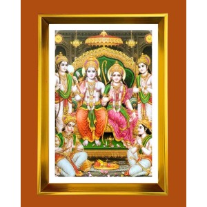 Golden Photo Frame - 16x20 Inches | Elegant Wooden Frame For Home, Office & Temple Decoration | Spiritual Wall & Table Decor And Gift Item (F9665) Golden Photo Frame - 16x20 Inches | Elegant Wooden Frame For Home, Office & Temple Decoration | Spiritual Wall & Table Decor And Gift Item (F9665)