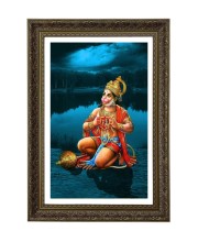 Lord Hanuman Big Photo Frame - 20x28 Inches For Home,Temple & Office Decoration (F11081)