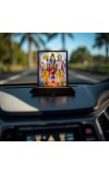 Car Desk/Table Top Lord Shankar Wooden Photo Stand â€“ 3x4 Inches, Compact & Stylish Spiritual Display For Car, Home & Office (Pack Of 1) (F15062)