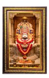 KhatuShyam Digital Golden Balck Color Photo Frame | Hindu Religious Wall Decor | 10x16 Inches - Inspirational Wall Art For Office, Home Decor - Ideal Spiritual Gift (F16684)