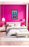Lord Vishnu Big Photo Frame - 20x28 Inches For Home,Temple & Office Decoration (F10710)