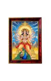 Lord Hanuman Ji Photo Frame For Wall & Table | 7x9 Inch Golden Cherry Finish | Decorative Lord Hanuman Ji Photo Frame For Home, Office & Pooja Room (F11650)