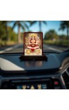 Car Desk/Table Top Lord Hanuman Wooden Photo Stand 3x4 Inches, Compact & Stylish Spiritual Display For Car, Home & Office (Pack Of 1) (F14586)