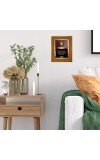 Buddha Photo Frame 10x14 Inches-Brown Wooden Frame For Home, Office & Temple Decoration And Gifting (F6326)
