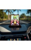 Car Desk/Table Top Mahavathar Babaji Wooden Photo Stand 3x4 Inches, Compact & Stylish Spiritual Display For Car, Home & Office (Pack Of 1) (F14320)