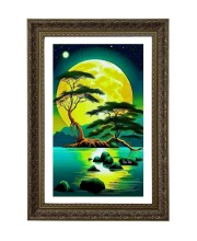 Vertical16X24 Inches Frame Big Photo Frame - 20x28 Inches For Home,Temple & Office Decoration (F10854)