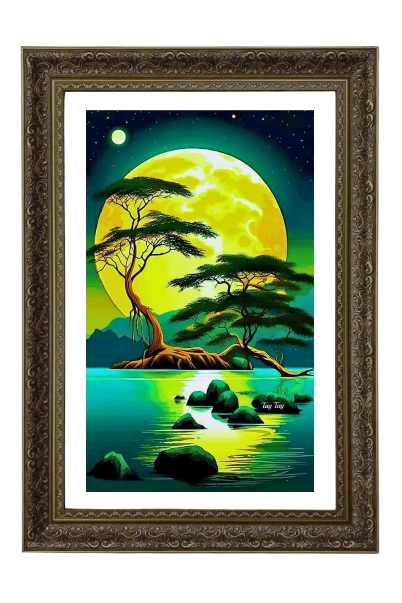 Vertical16X24 Inches Frame Big Photo Frame - 20x28 Inches For Home,Temple & Office Decoration (F10854)