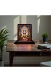 Car Desk/Table Top Tirupati Balaji Wooden Photo Stand â€“ 3x4 Inches, Compact & Stylish Spiritual Display For Car, Home & Office (Pack Of 1) (F15136)