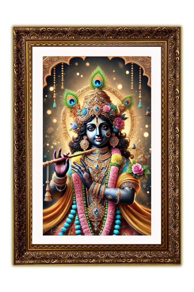 Vertical16X24 Inches Frame Big Photo Frame - 20x28 Inches For Home,Temple & Office Decoration (F10913)