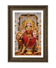 Jai Mata Di Big Photo Frame - 20x28 Inches For Home,Temple & Office Decoration (F10724)
