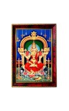 Kamakshi Maa Photo Frame For Wall & Table | 7x9 Inch Golden Cherry Finish | Decorative Kamakshi Maa Photo Frame For Home, Office & Pooja Room (F11826)