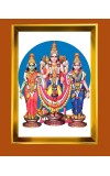Golden Photo Frame - 10x14 Inches | Elegant Wooden Frame For Home, Office & Temple Decoration | Spiritual Wall & Table Decor and Gift Item