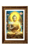 Lord Buddha Big Photo Frame - 20x28 Inches For Home,Temple & Office Decoration (F11259)