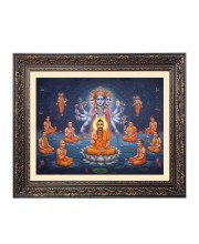 Buddhist Big Photo Frame - 18x22 Inches for Home,Temple & Office Decoration