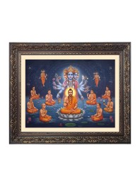 Buddhist Big Photo Frame - 22x26 Inches for Home,Temple & Office Decoration