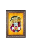Shirdi Sai Baba Spiritual Guru Digital Photo In Designer Frame, Size 8x12 Inch | Hindu Religious Picture For Home Temple, Office & Gift | Wall Art & Pooja Decor (F10465)