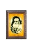 Brahmananda Saraswati Spiritual Guru Digital Photo In Designer Frame, Size 8x12 Inch | Hindu Religious Picture For Home Temple, Office & Gift | Wall Art & Pooja Decor (F10460)