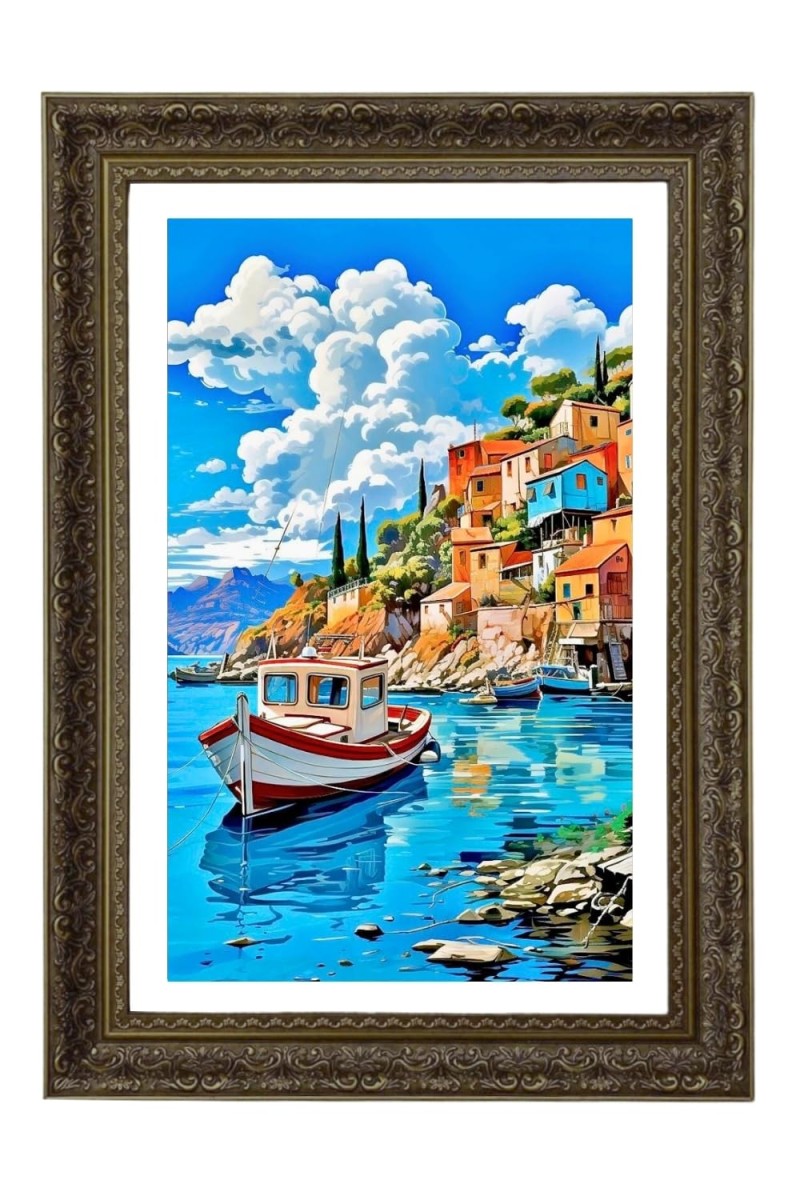 Vertical16X24 Inches Frame Big Photo Frame - 20x28 Inches For Home,Temple & Office Decoration (F10777)