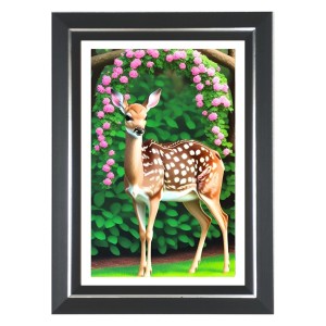 Deer Photo Wall & Table Frame | 18x22 Inch Black Designer | Perfect For Gifting & Home Decor (F9635) Deer Photo Wall & Table Frame | 18x22 Inch Black Designer | Perfect For Gifting & Home Decor (F9635)
