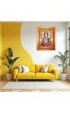 Kriyaa Yoga Golden Designer Photo Frame | 10x14 Inch Religious Wall Hanging Frame For Home, Office Decoration and Spiritual Gift Item () (M4)