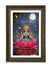 Maa Laxmi Big Photo Frame - 20x28 Inches For Home,Temple & Office Decoration (F10713)