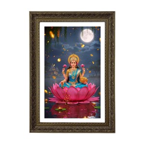 Maa Laxmi Big Photo Frame - 20x28 Inches For Home,Temple & Office Decoration (F10713)