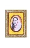 Sri Sarada Devi Spiritual Guru Digital Photo In Designer Frame, Size 8x12 Inch | Hindu Religious Picture For Home Temple, Office & Gift | Wall Art & Pooja Decor (F10422)