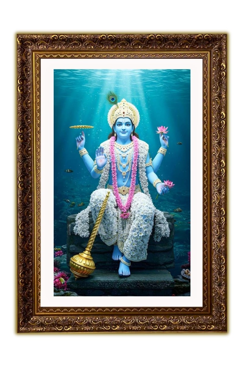 Vertical16X24 Inches Frame Big Photo Frame - 20x28 Inches For Home,Temple & Office Decoration (F10957)