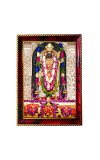 Lord Ram Lalla Photo Frame For Wall & Table | 7x9 Inch Golden Cherry Finish | Decorative Lord Ram Lalla Photo Frame For Home, Office & Pooja Room (F11559)