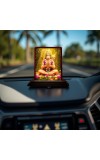 Car Desk/Table Top Lord Hanuman Wooden Photo Stand 3x4 Inches, Compact & Stylish Spiritual Display For Car, Home & Office (Pack Of 1) (F14617)