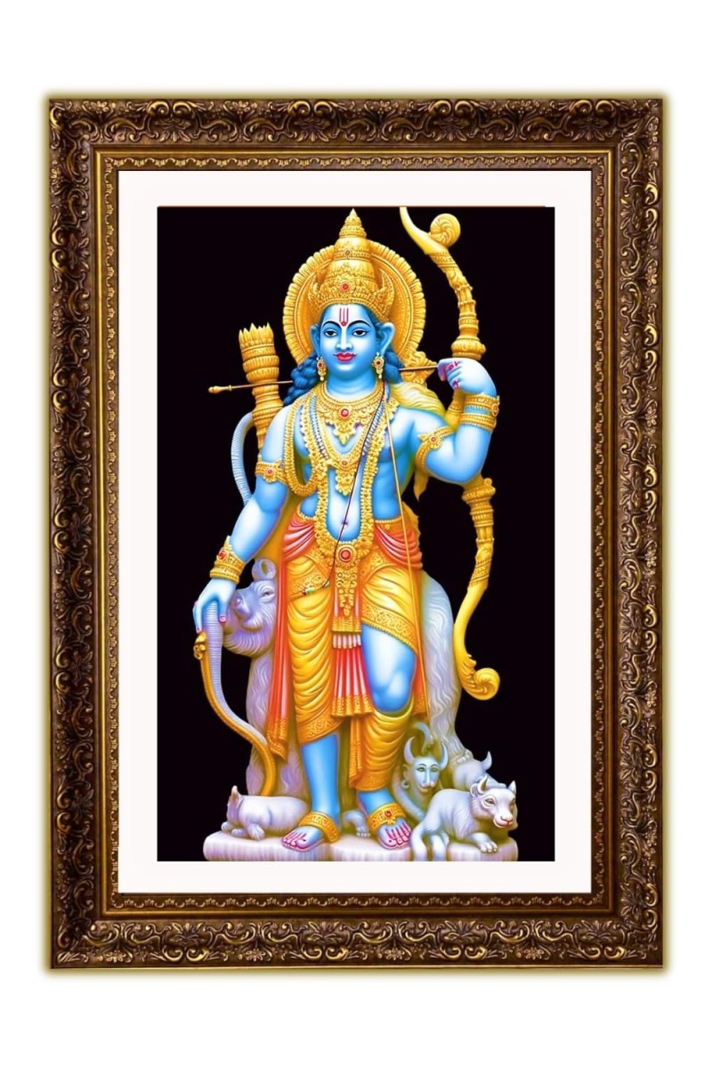 Vertical16X24 Inches Frame Big Photo Frame - 20x28 Inches For Home,Temple & Office Decoration (F10912)