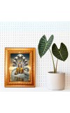 Maa Tara Golden Designer Photo Frame | 18x22 Inch Religious Wall Hanging Frame For Home, Office Decoration and Spiritual Gift Item (M3)