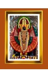 Golden Photo Frame - 10x14 Inches | Elegant Wooden Frame For Home, Office & Temple Decoration | Spiritual Wall & Table Decor and Gift Item