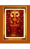 Golden Photo Frame - 10x14 Inches | Elegant Wooden Frame For Home, Office & Temple Decoration | Spiritual Wall & Table Decor and Gift Item