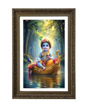 Vertical16X24 Inches Frame Big Photo Frame - 20x28 Inches For Home,Temple & Office Decoration (F10791)
