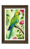 Parrot Big Photo Frame - 20x28 Inches For Home,Temple & Office Decoration (F11044)
