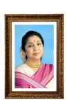 Asha Bhosle Big Photo Frame - 20x28 Inches For Home,Temple & Office Decoration (F11247)