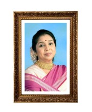 Asha Bhosle Big Photo Frame - 20x28 Inches For Home,Temple & Office Decoration (F11247)