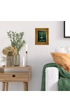 Buddha Photo Frame 10x14 Inches-Brown Wooden Frame For Home, Office & Temple Decoration And Gifting (F6317)