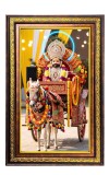KhatuShyam Digital Golden Balck Color Photo Frame | Hindu Religious Wall Decor | 10x16 Inches - Inspirational Wall Art For Office, Home Decor - Ideal Spiritual Gift (F16676)
