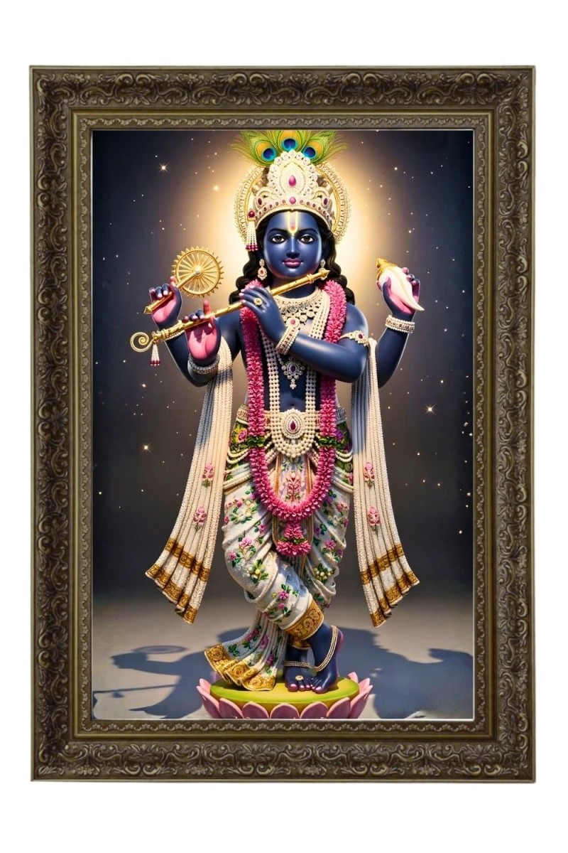 Vertical16X24 Inches Frame Big Photo Frame - 20x28 Inches For Home,Temple & Office Decoration (F10877)