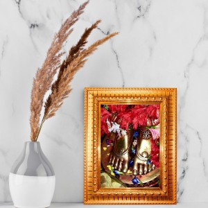 Goddess Kali Golden Designer Photo Frame | 18x22 Inch Religious Wall Hanging Frame For Home & Office Decoration | Hindu Deity Spiritual Gift Item Goddess Kali Golden Designer Photo Frame | 18x22 Inch Religious Wall Hanging Frame For Home & Office Decoration | Hindu Deity Spiritual Gift Item