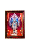 Goddess Kali Photo Frame For Wall & Table | 7x9 Inch Golden Cherry Finish | Decorative Goddess Kali Photo Frame For Home, Office & Pooja Room (F11459)