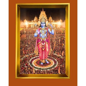 Jai Shree Raam Golden Photo Frame - 10x14 Inches | Elegant Wooden Frame For Home, Office & Temple Decoration | Spiritual Wall & Table Decor And Gift Item (F9554) Jai Shree Raam Golden Photo Frame - 10x14 Inches | Elegant Wooden Frame For Home, Office & Temple Decoration | Spiritual Wall & Table Decor And Gift Item (F9554)